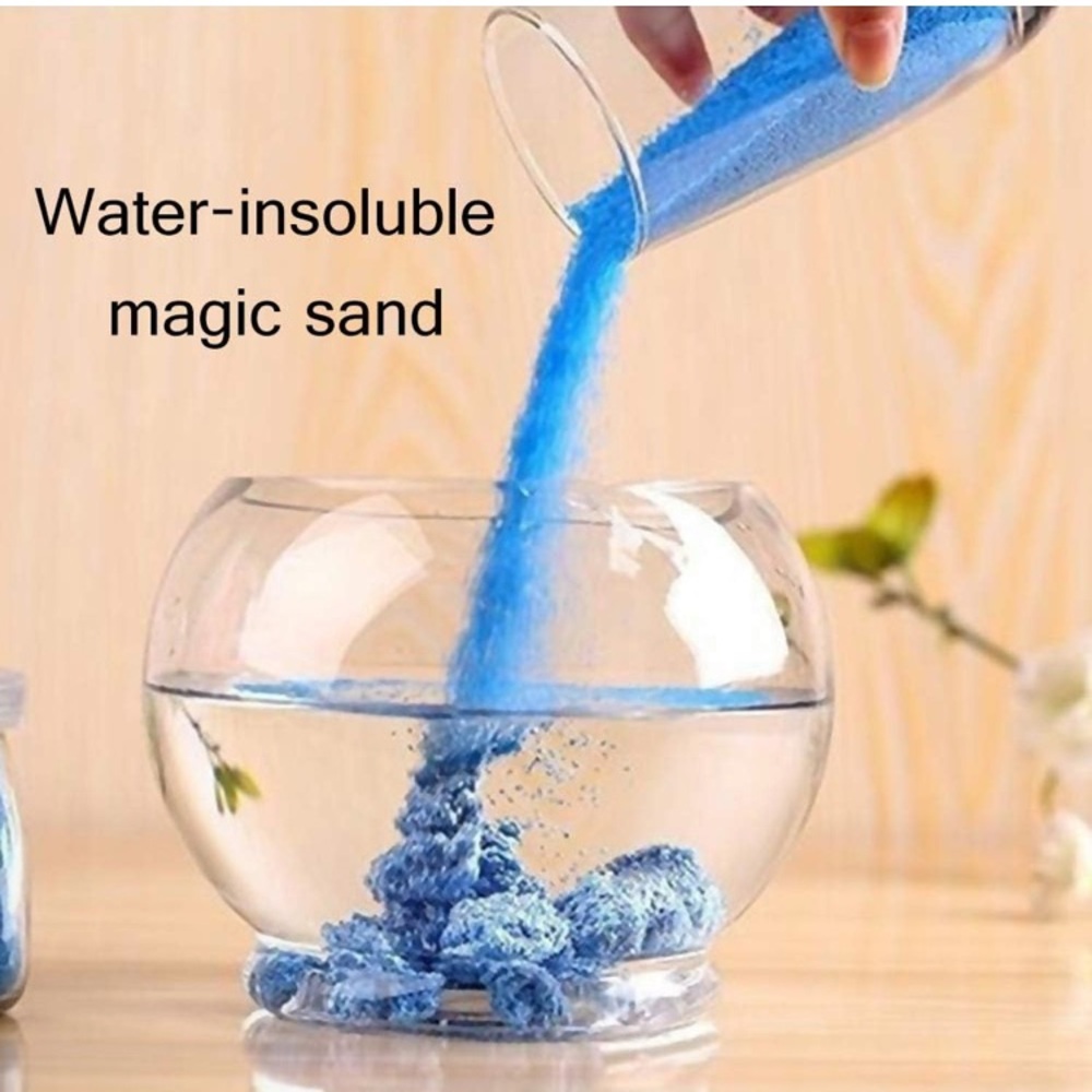 Magic Sand 5 Pack Water Repellent Play Sand for DIY Science Sensory Fun Green - Picture 8 of 10